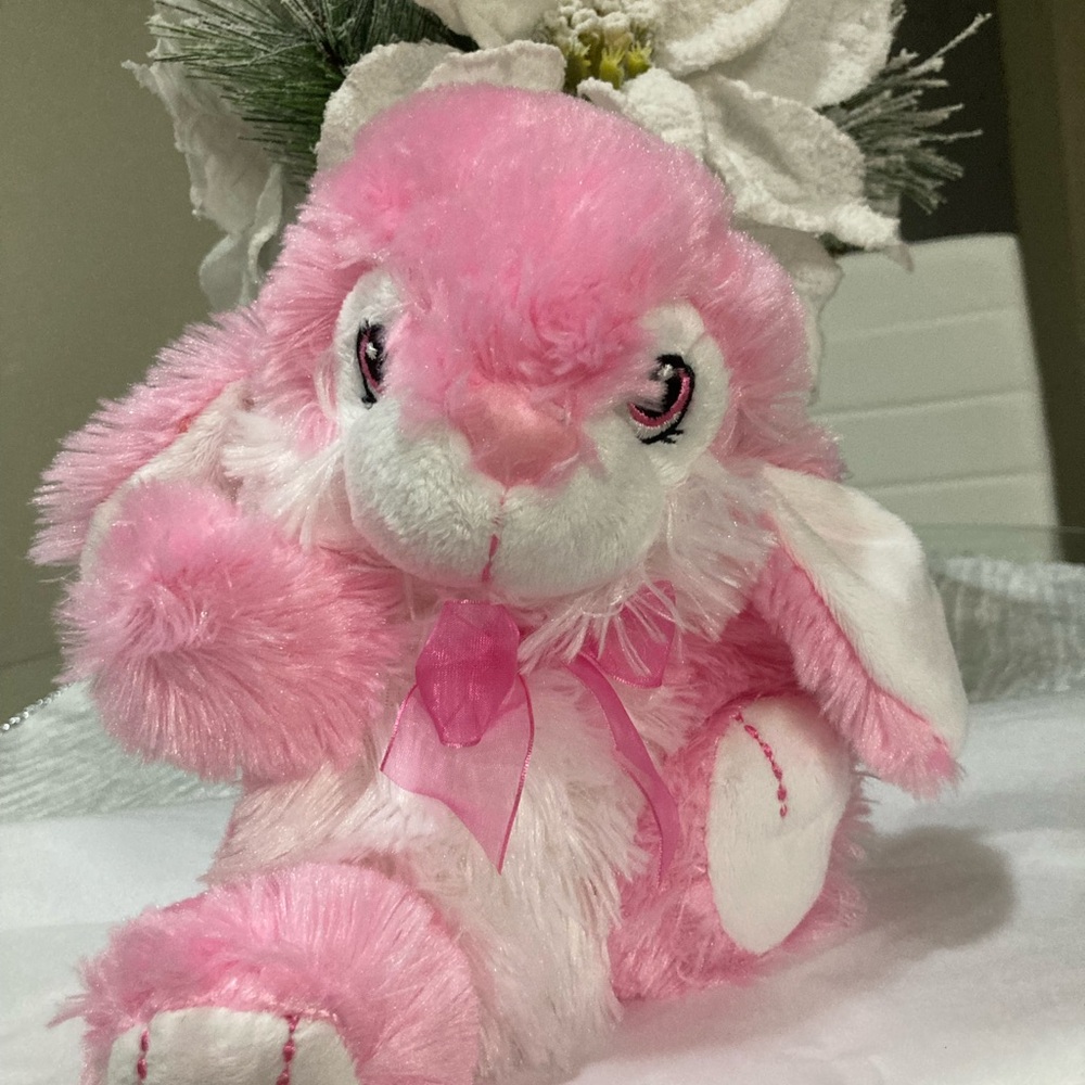Pink Plush Bunny Stuffed Animal